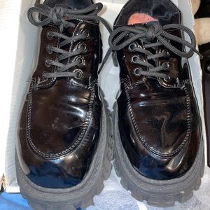 Minimalist Flatform Oxford Shoes